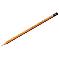 карандаш простой KOH-I-NOOR Чехия 1500 заточенный шестигранный чернографитный карандаш, твердость HB карандаш простой KOH-I-NOOR Чехия 1500 заточенный шестигранный чернографитный карандаш, твердость HB